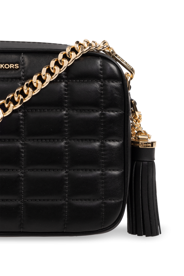 Michael kors black quilted crossbody bag sale